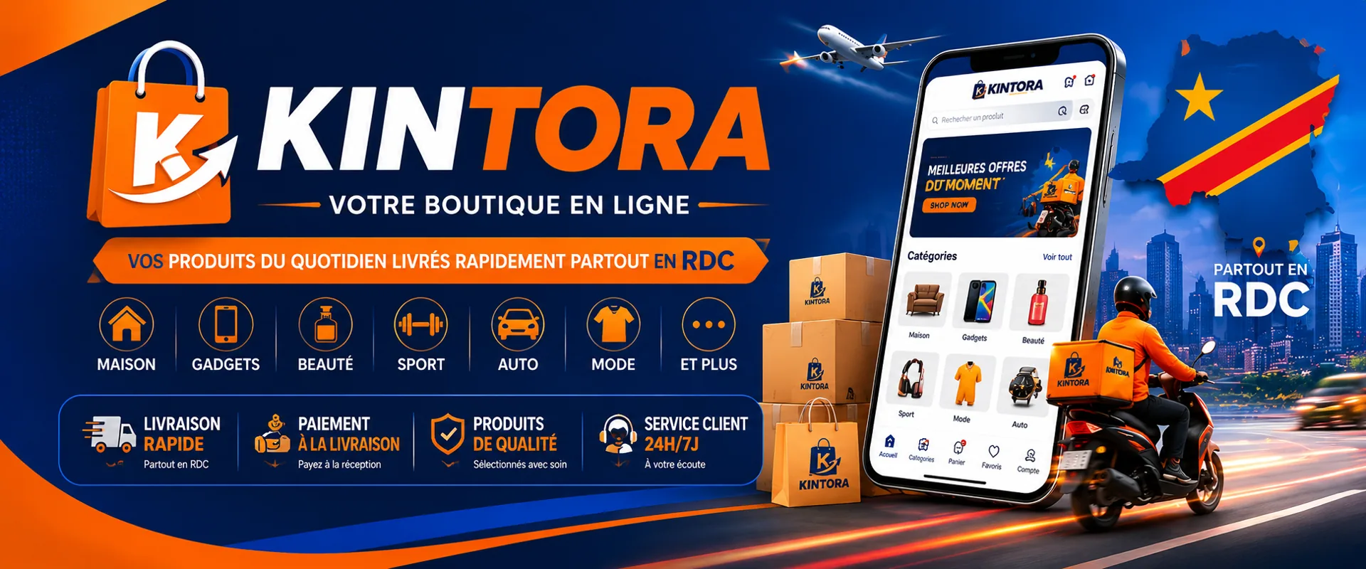 KINTORA — Votre boutique en ligne en RDC